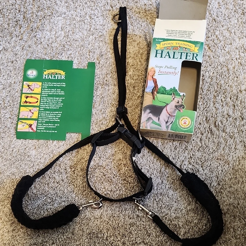 Stops Pulling Sporn Training Dog Halter Size Large